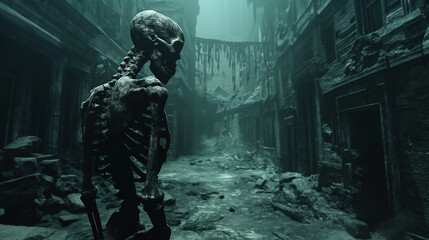 Fototapeta premium person in the night