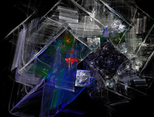 Imaginatory fractal abstract background Image