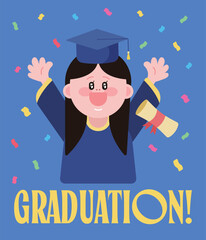 graduation graduate student celebration congratulation school university study graduating degree certificate veremony celebrating campus