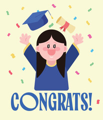 graduation graduate student celebration congratulation school university study graduating degree certificate veremony celebrating campus