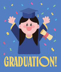 graduation graduate student celebration congratulation school university study graduating degree certificate veremony celebrating campus