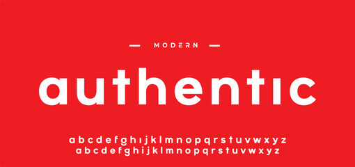 Minimal modern alphabet fonts. Typography minimalist neon urban digital fashion future creative logo font.