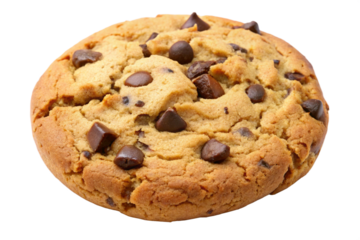 chocolate chip cookies isolated
