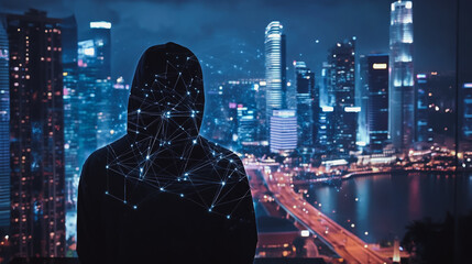 Hacker are planning to hack and attack networks and cyber security , innovative Smart city and...