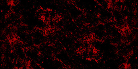 Abstract red grunge background with copy space. Dark red slate background toned classic color. old red color wall background texture. dirty rustic fire red texture.	