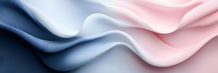 Obraz premium Abstract 3D Wavy Background Illustration