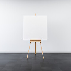 Studio Easel with Silver Adjustments and Dark Slate Finish for Professional Artists