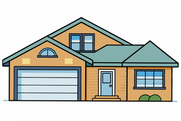 illustration of houses