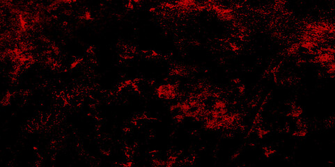 Abstract red grunge background with copy space. Dark red slate background toned classic color. old red color wall background texture. dirty rustic fire red texture.	