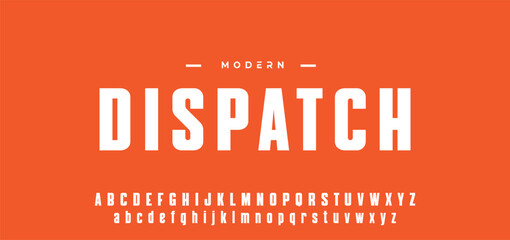 Abstract modern urban alphabet fonts. Typography sport, technology, fashion, digital, future creative logo font.