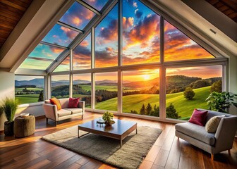 Attic Conversion Landscape Photography: Stunning Views from Renovated Roof Spaces