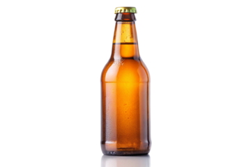 bottle of beer isolated