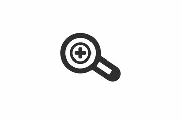 creative-medical biopsy needle icon and logo vector illustration