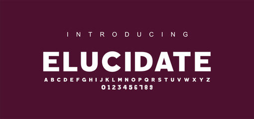 Creative font. Modern abstract digital tech font. Logo creative font, type, technology, movie, digital, music, movie. Fonts and illustration in vector format.