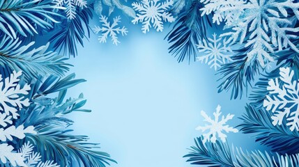 Obraz premium Minimalist January calendar with soft snowflake illustrations symbolizing fresh starts organization and seasonal charm