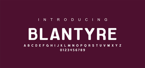 Creative font. Modern abstract digital tech font. Logo creative font, type, technology, movie, digital, music, movie. Fonts and illustration in vector format. © Jon