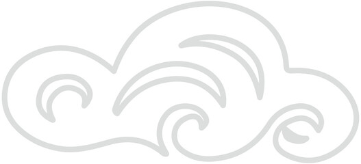 Fototapeta premium China cloud icon 