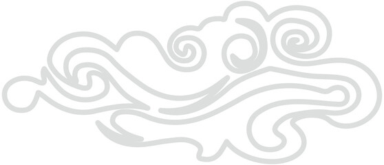 Chinese Smoke cloud icon
