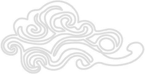 Chinese Smoke cloud icon
