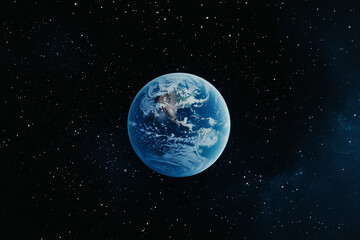 Naklejka premium Blue Earth Concept Background