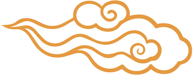 Chinese New Year cloud icon
