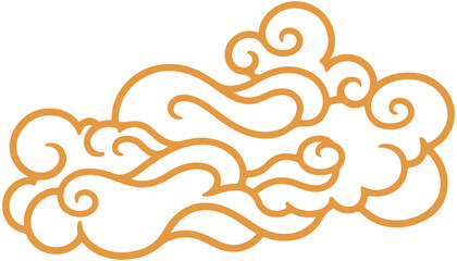 Chinese New Year cloud icon
