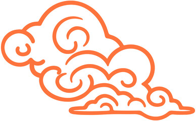 Chinese New Year cloud icon
