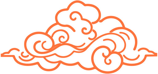 Chinese New Year cloud icon
