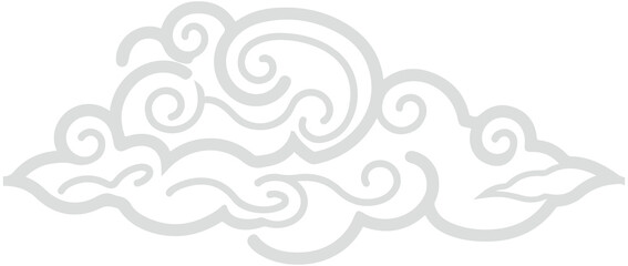 Chinese Smoke cloud icon
