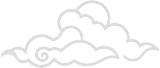 Chinese Smoke cloud icon
