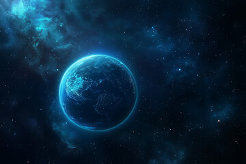 Blue Earth Concept Background