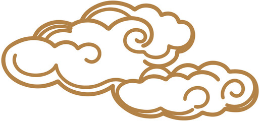 Chinese Cloud Outline icon
