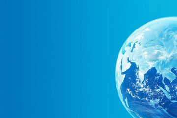 Blue Earth Concept Background