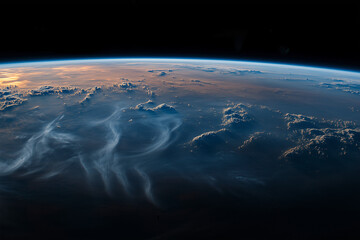 Fototapeta premium Blue Earth Concept Background