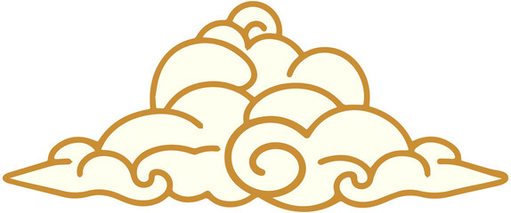 Chinese New Year cloud icon
