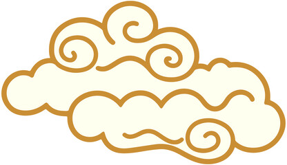 Chinese New Year cloud icon
