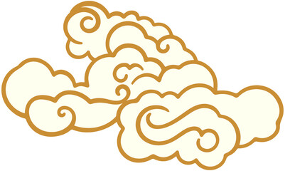 Chinese New Year cloud icon
