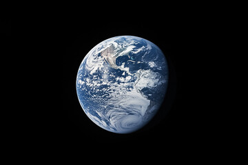 Naklejka premium Blue Earth Concept Background