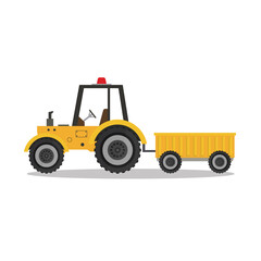 Tractor Trailer stock illustration