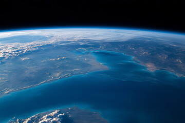 Blue Earth Background Image