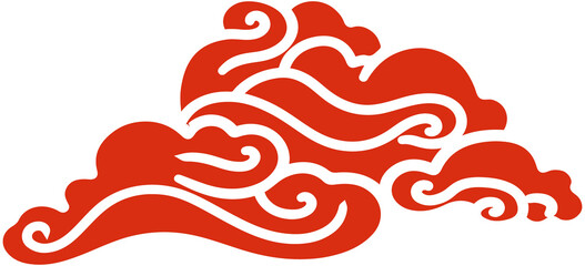 Fototapeta premium Cloud imlek chinese new year 