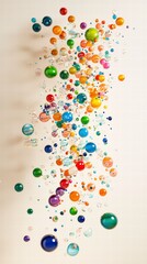 Fototapeta premium Colorful Floating Spheres