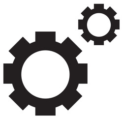 Setting icon set. Setting, cogwheel, gear icon element set