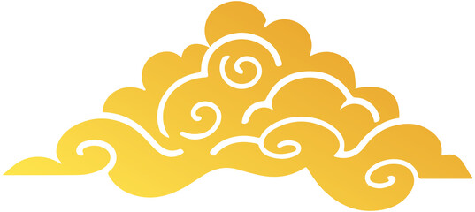 Golden Chinese Cloud
