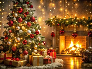 Christmas Backgrounds: Low Light Festive Desktop Wallpapers, Holiday Lights, Winter Wonderland Scenes