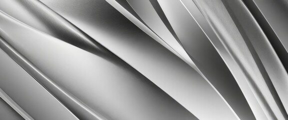 Abstract White and black light pattern gradient metal texture background