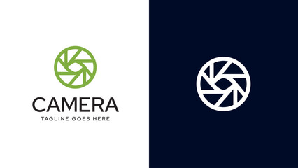 Lens Of Photography Logo Design Vector Template. Modern Design. Lens Logo. Vector Illustration