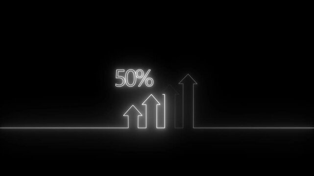Quality control and company cost reduction. Cost and quality control concept. Successful organization strategy and management. light magenta collar animation and black background