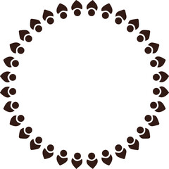 Beautiful flower art and mandala vector design