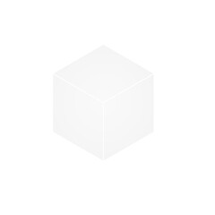 3D cube shape